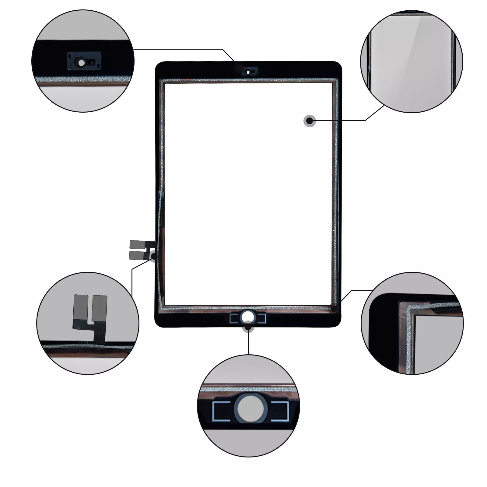 Original Digitizer For iPad 7th Generation 2019 A2197 A2198 Touch Screen Replacement Original Digitizer For iPad 7th Generation 2019 A2197 A2198 Touch Screen Replacement